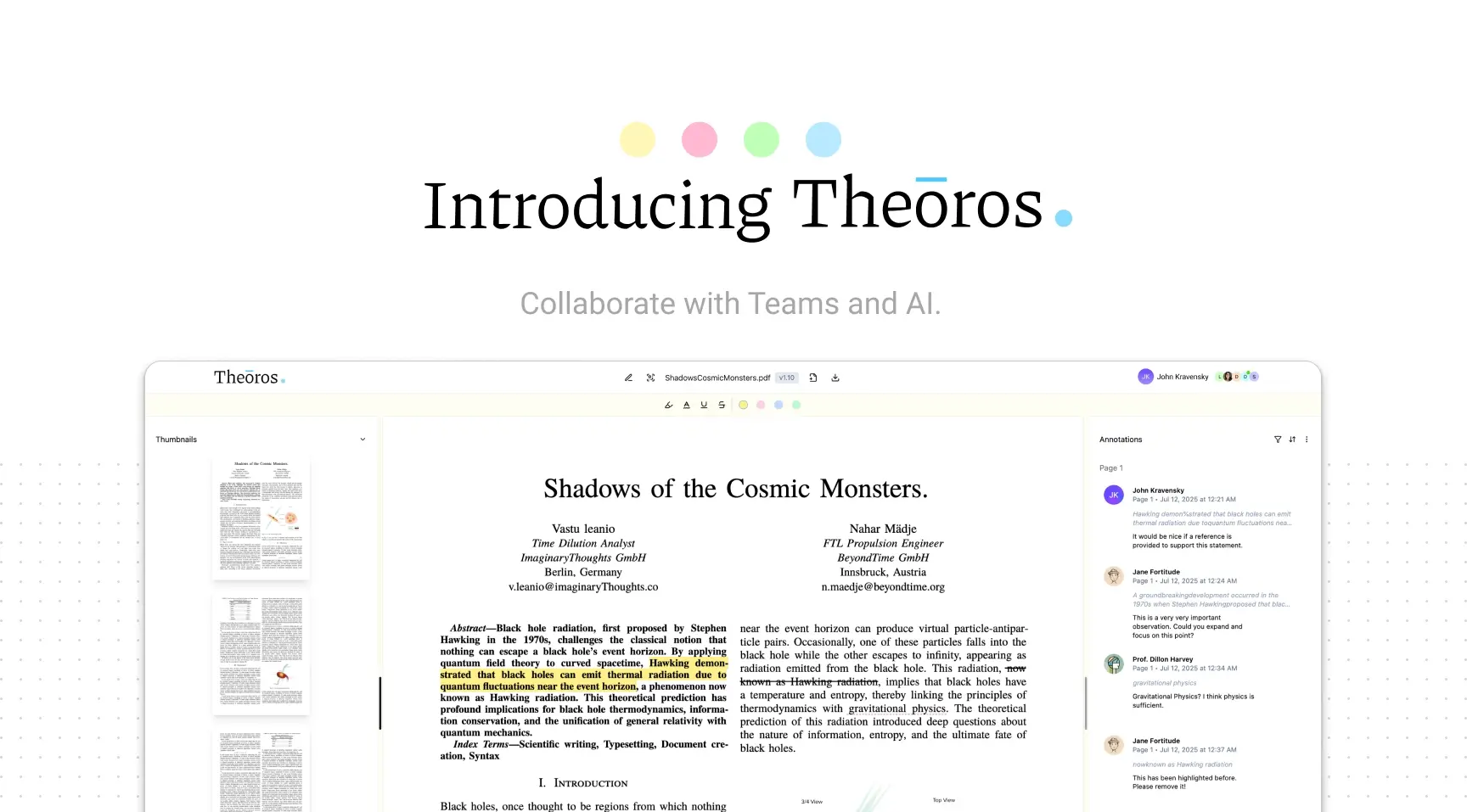 Introducing Theōros.app